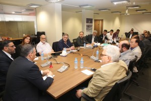 اجتماع المنسق العام لهيئة المفاوضات مع أعضاء الهيئة السياسية في الائتلاف الوطني - المصدر الإئتلاف