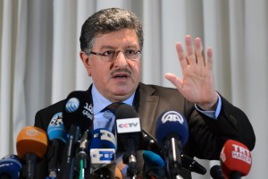 سالم المسلط المتحدث باسم الهيئة العليا للمفاوضات ـ أرشيف