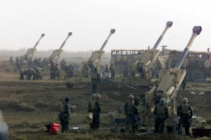 مدفعية الجيش التركي على الحدود السورية - أرشيف