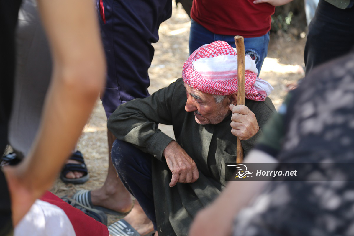 مسن في مجزرة بجبل الزاوية جنوب إدلب عدسة مصطفى هاشم حرية برس 22 7 2021 - حرية برس Horrya press